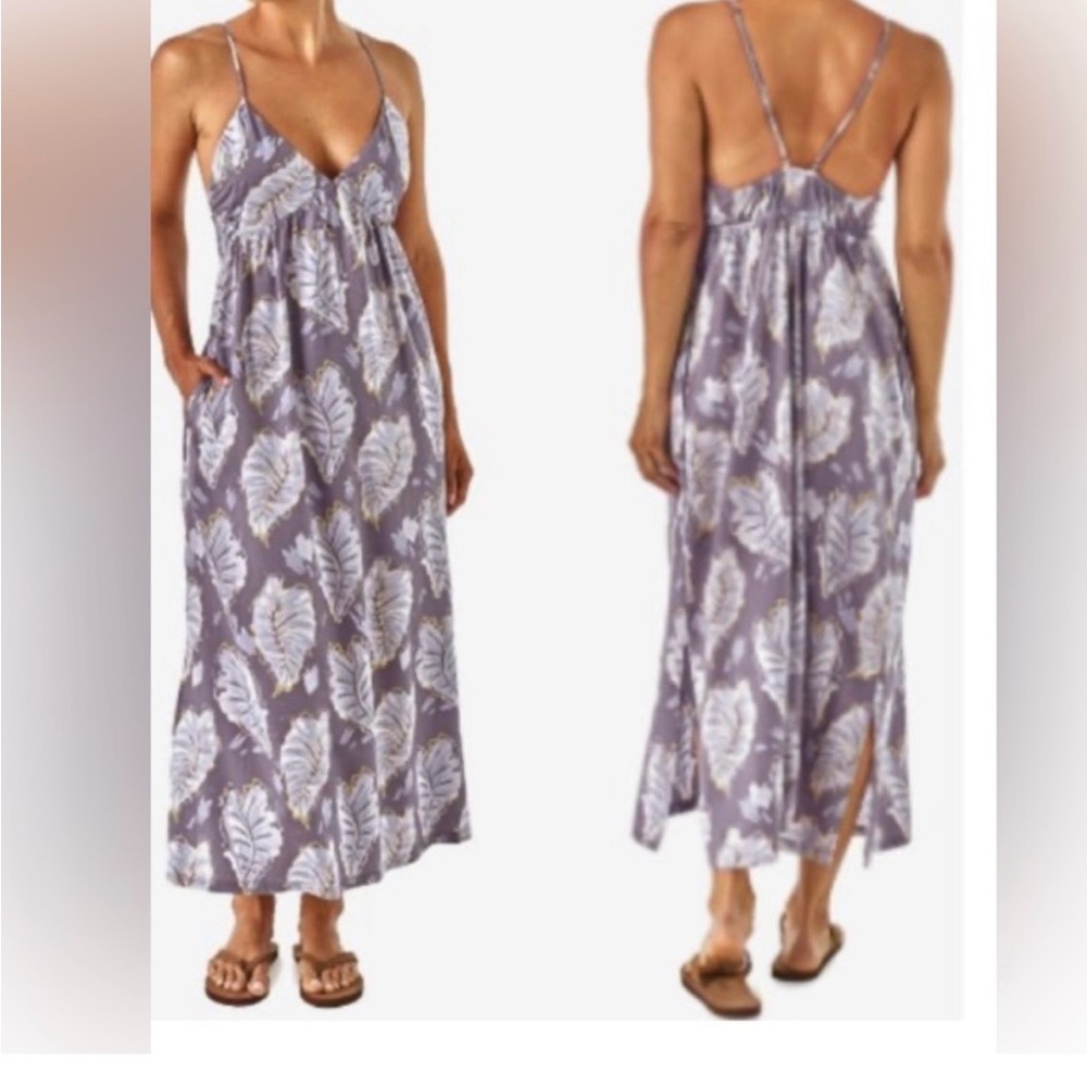 Patagonia, Pataloha Floral Maxi Dress in Purple and White. Size XS